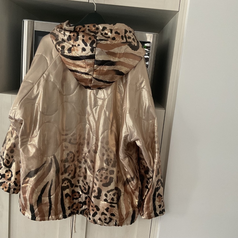 Léopard jacket , gold, - Picture 2 of 5